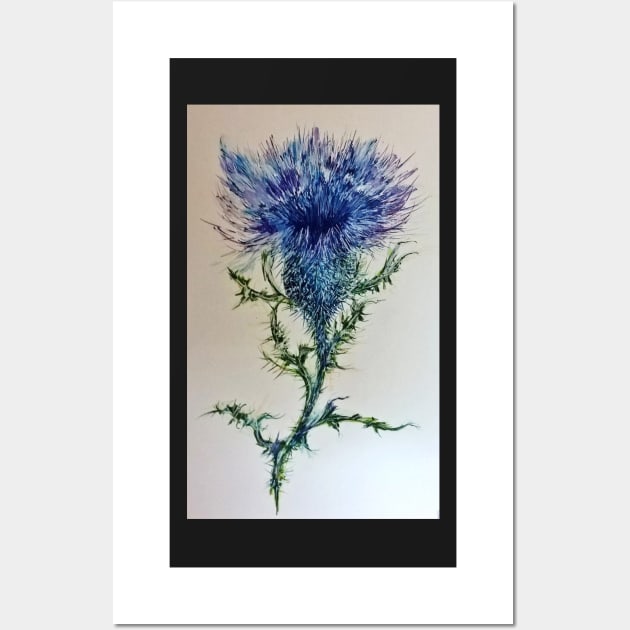 thistle Wall Art by myboxerdog